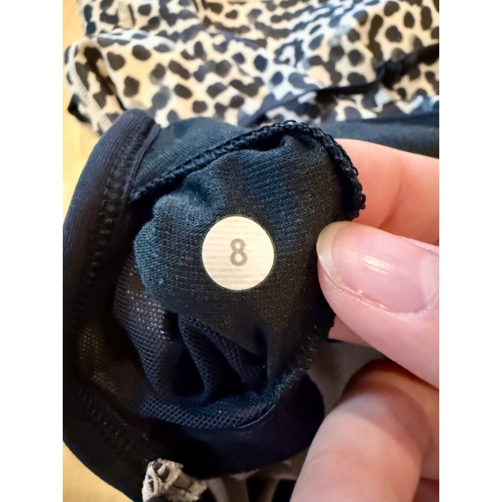 Lululemon Dance To Yoga Leotard in Black/Ace Spot Grain Black/Dottie Dash Grain - Picture 12 of 16